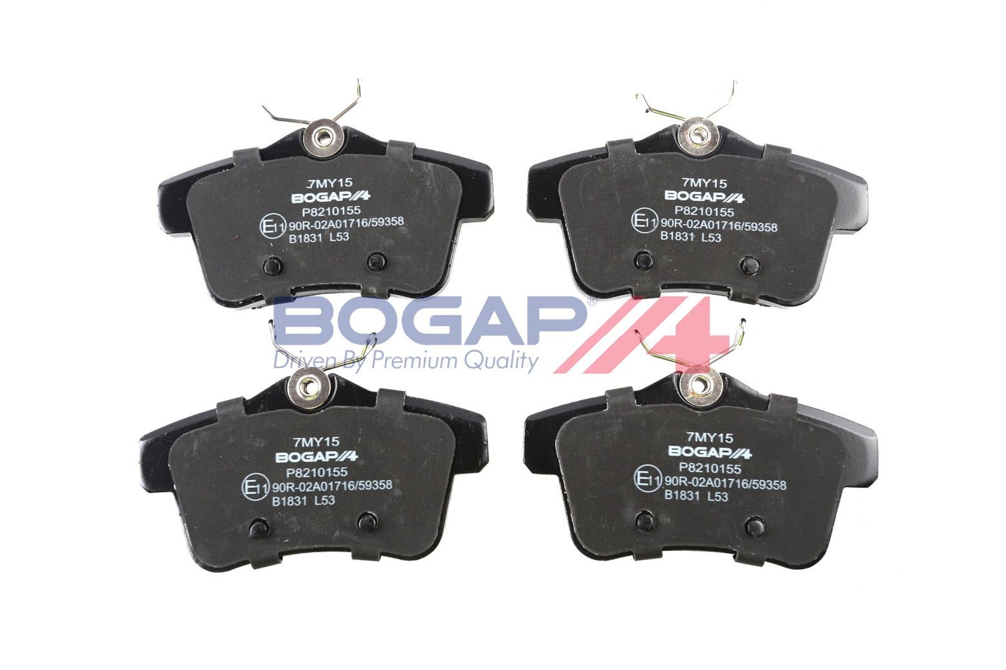 BOGAP P8210155 Brake Pad Set, Disc Brake | ML Performance Car Parts