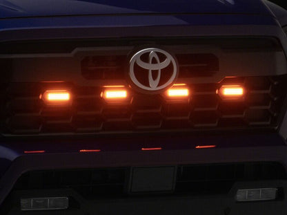 Raxiom 24-26 Toyota Tacoma Pre Runner/ TRD Off-Road/ TRD Sport Amber LED Grille Light- Amber Lens