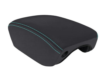 PRP Seats PRP 2018+ Jeep Wrangler JL Center Console Cover - Black/Teal