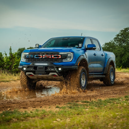 Rival 4x4 RIVAL 24-26 Ford Ranger Raptor Front Aluminum Bumper w/Winch Mount and Recovery Points