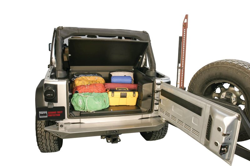 Tuffy Products Tuffy Jk 2011+ Deluxe Security Deck Enclosure- Black