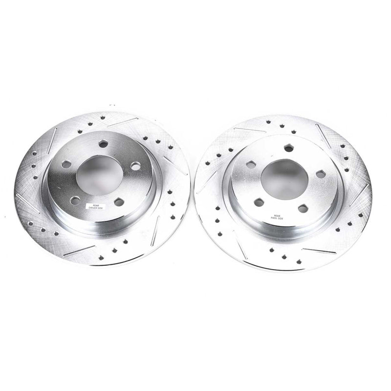 PowerStop Power Stop 04-13 Mazda 3 Rear Evolution Drilled & Slotted Rotors - Pair