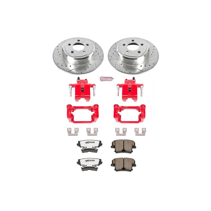PowerStop Power Stop 05-19 Chrysler 300 Rear Z26 Street Warrior Brake Kit w/Calipers