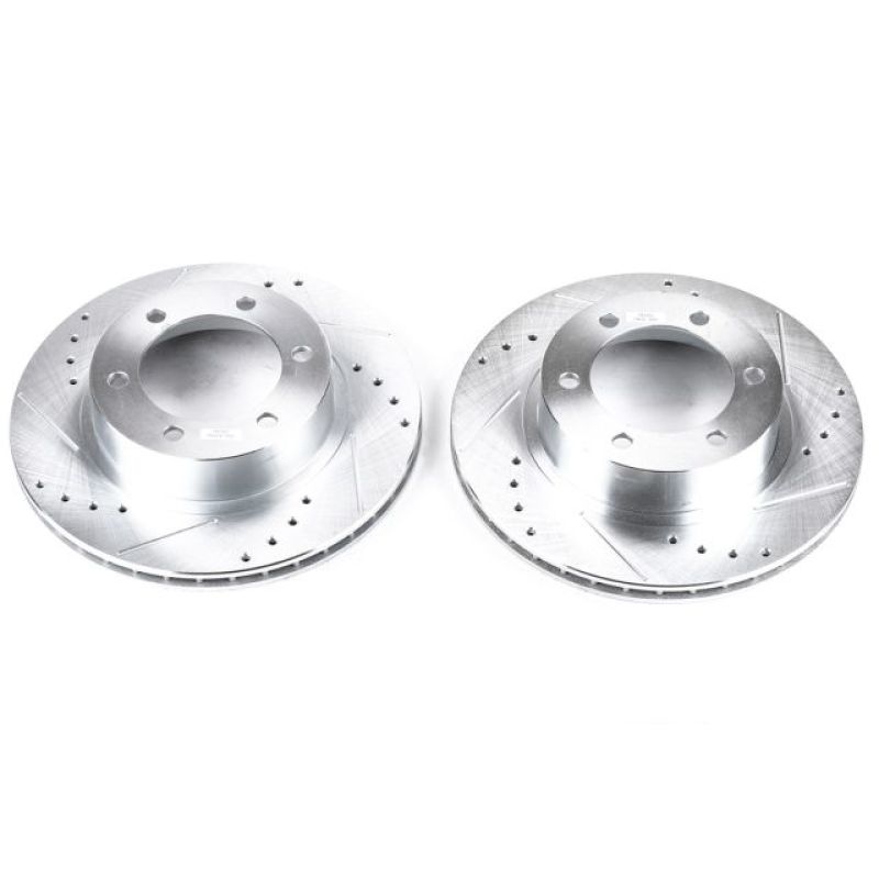 PowerStop Power Stop 96-02 Toyota 4Runner Front Evolution Drilled & Slotted Rotors - Pair