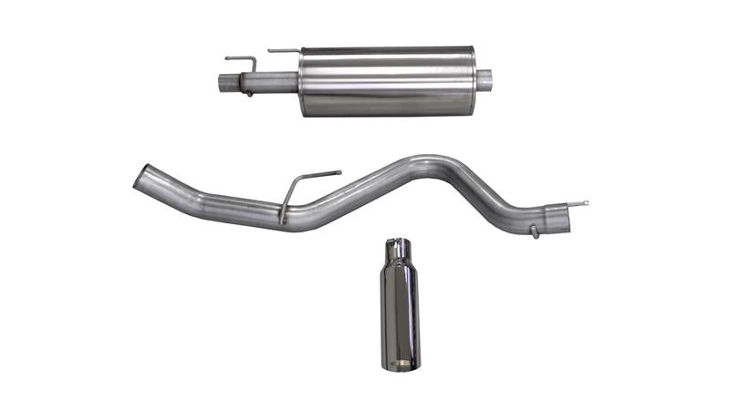 CORSA Performance Corsa 2015-2020 Ford F-150 EcoBoost Cat-Back Single Side Exit w/ 4.0in Polished Tip