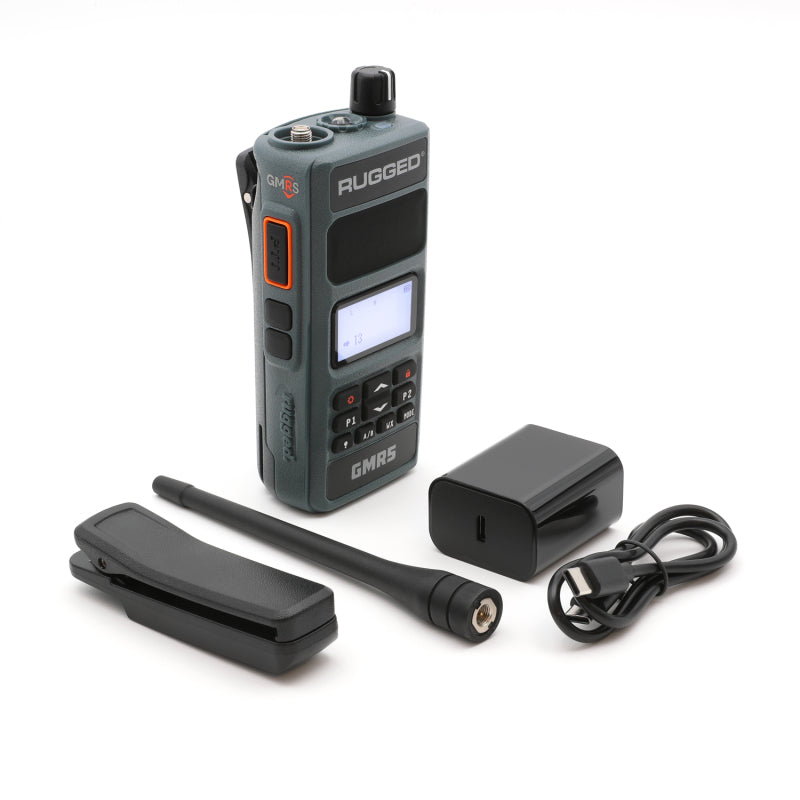 Rugged Radios 5W GMRS Handheld Radio - 2 Pack