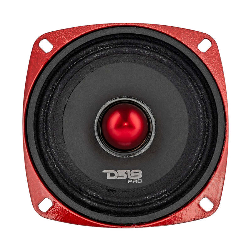DS18 4in 100 Watts RMS 4 ohm Mid-Range Bullet Shallow Loudspeaker