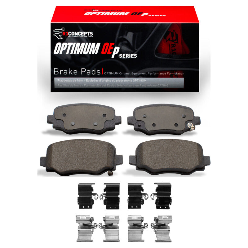 R1 Concepts R1 15-25 Alfa Romeo Tonale Rear Optimum OE Brake Pads & Hardware Kit