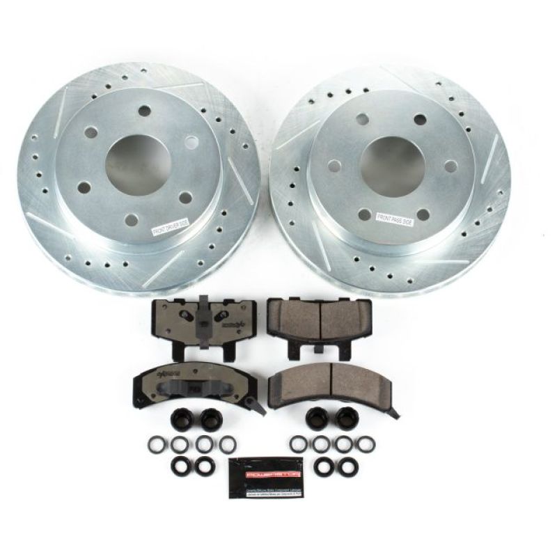 PowerStop Power Stop 99-00 Cadillac Escalade Front Z36 Truck & Tow Brake Kit