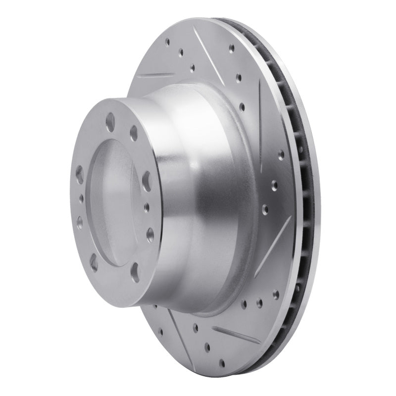 R1 Concepts R1 87-97 Porsche 944 Turbo Rear Right Drilled & Slotted Silver Brake Rotor