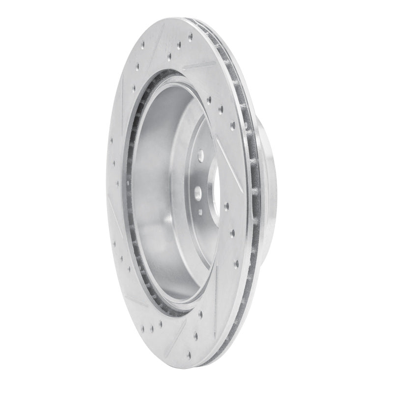 R1 Concepts R1 2005-2012 Acura RL Rear Right Drilled & Slotted Silver Brake Rotor