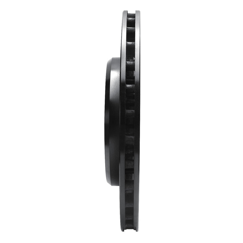 R1 Concepts R1 06-13 Chevrolet Corvette Rear Right Drilled & Slotted Black Brake Rotor