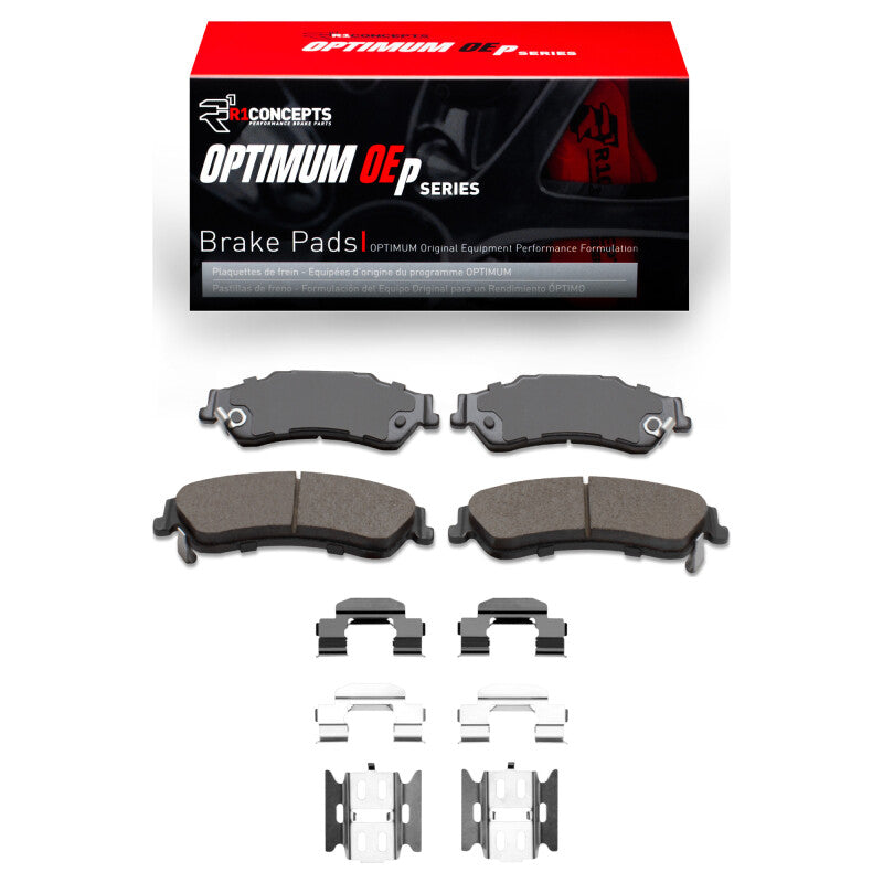 R1 Concepts R1 97-05 Chevrolet S10 Rear Optimum OE Pads & Hardware Kit