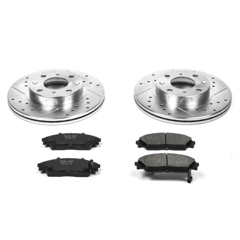 PowerStop Power Stop 90-91 Honda Civic Front Z23 Evolution Sport Brake Kit