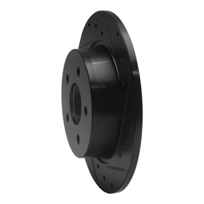 R1 Concepts R1 08-12 Renault TRAFIC (Mexico) Rear Right Drilled & Slotted Black Brake Rotor
