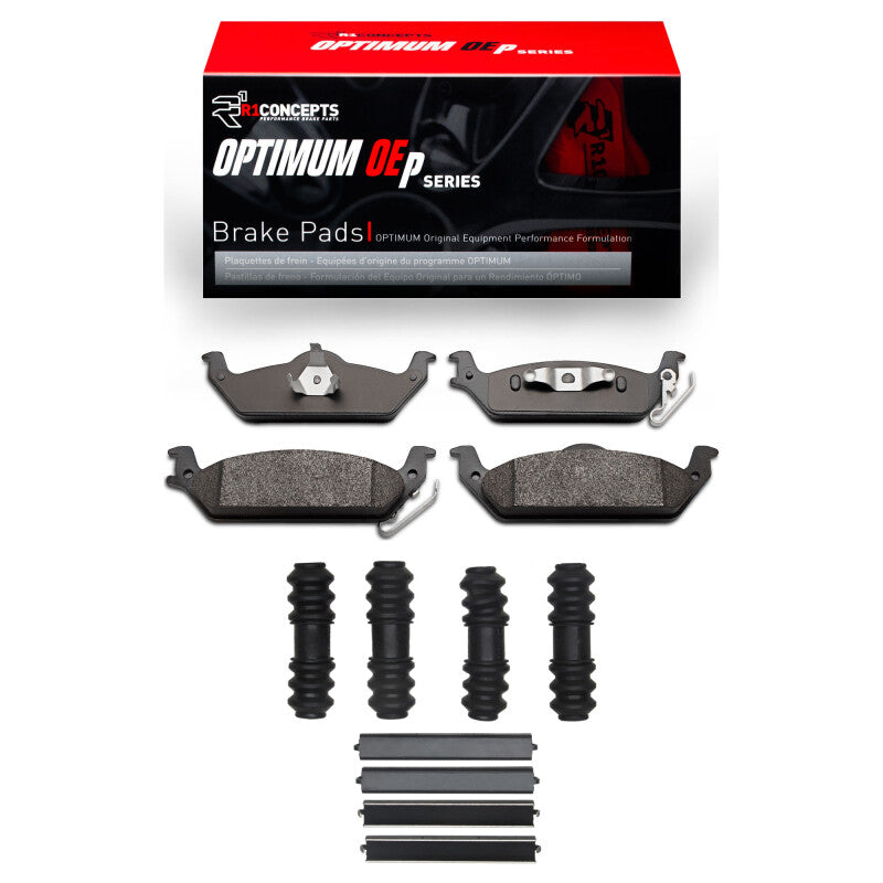 R1 Concepts R1 03-04 Dodge Dakota RWD Rear Optimum OE Pads & Hardware Kit