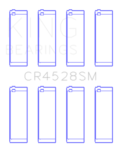 King Engine Bearings BMW N42 B20/N46 B20 (Size +1.0mm) Connecting Rod Bearing Set