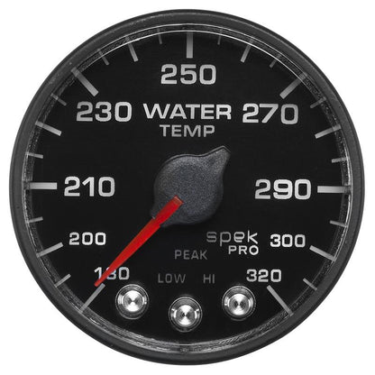 Autometer Spek-Pro - Nascar 2-1/16in Water Temp 180- 320F Bfb Ecu