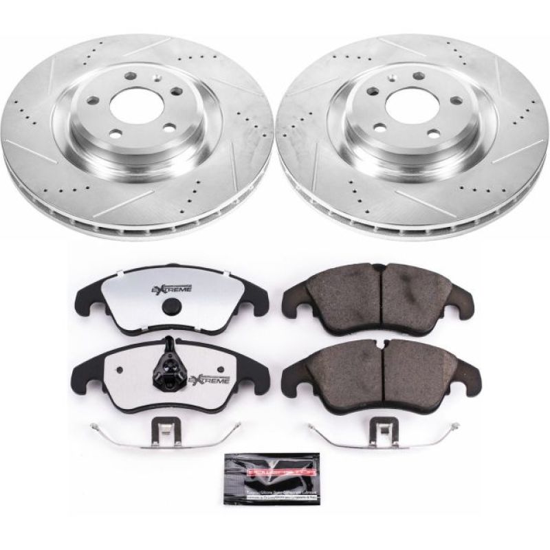 PowerStop Power Stop 10-11 Audi S4 Front Z26 Street Warrior Brake Kit