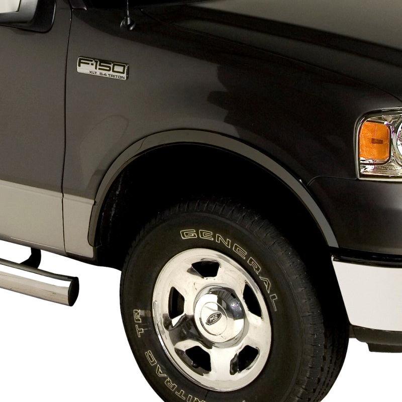 Putco 04-14 Ford F-150 (w/ or w/o Fender Flares) Black Platinum Fender Trim