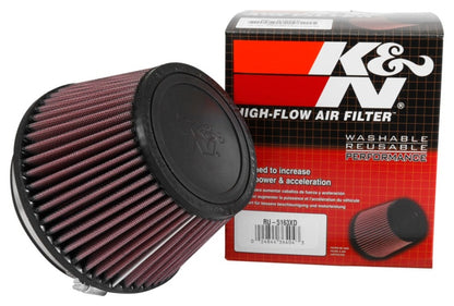 K&N Engineering K&N Filter Universal X Stream Clamp-On 5in Flange 6.5in Base 4 1/2in Top 4 1/8in Height