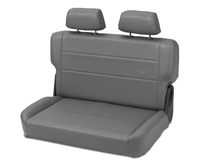 Bestop N-Tumble Seat - 55-83 Jeep Cj5 Fold (All Vinyl Charcoal/Gray)