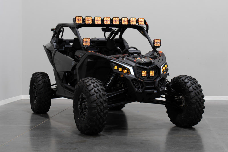 Diode Dynamics 17-24 Can-Am Maverick X3 SS5 Pro CrossLink Roof Lightbar Kit - White Combo