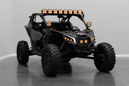 Diode Dynamics 17-24 Can-Am Maverick X3 SS5 Pro CrossLink Roof Lightbar Kit - White Combo