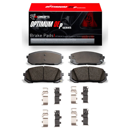 R1 Concepts R1 2020-2025 Hyundai Sonata Front R1 Optimum OE Pads & Hardware Kit
