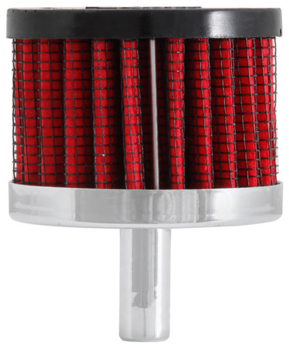 K&N Engineering K&N Steel Base Crankcase Vent Filter 0.375in Vent OD x 2in OD x 1.5in Height
