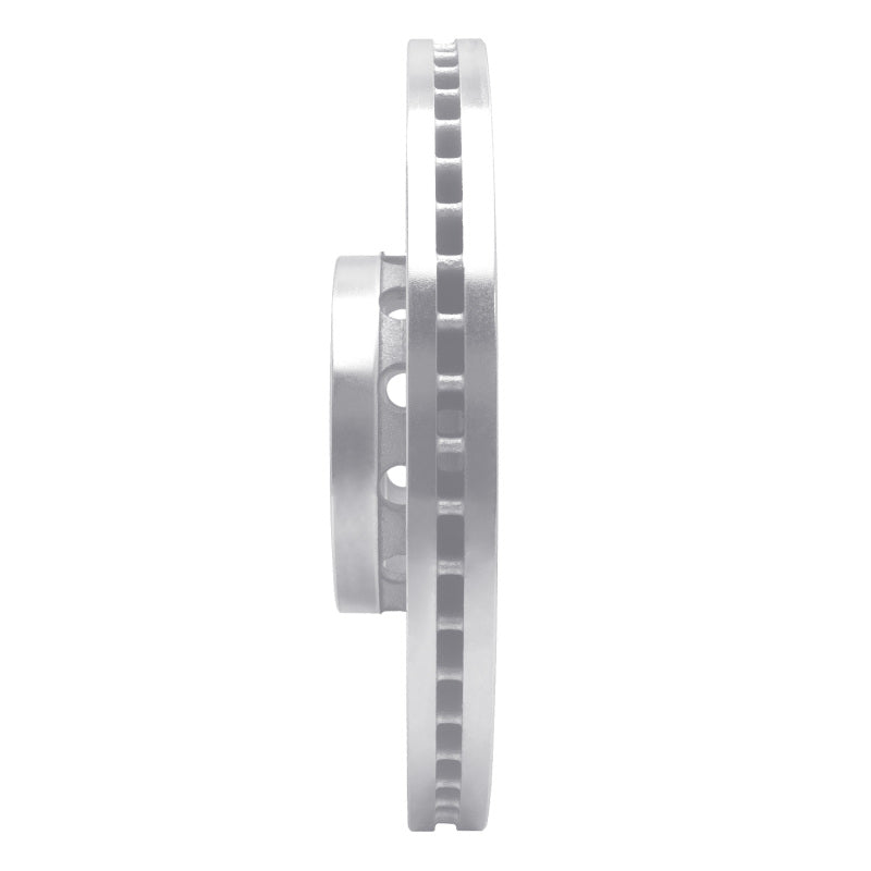 R1 Concepts R1 00-03 Audi A8 Front Left Drilled & Slotted Silver Brake Rotor