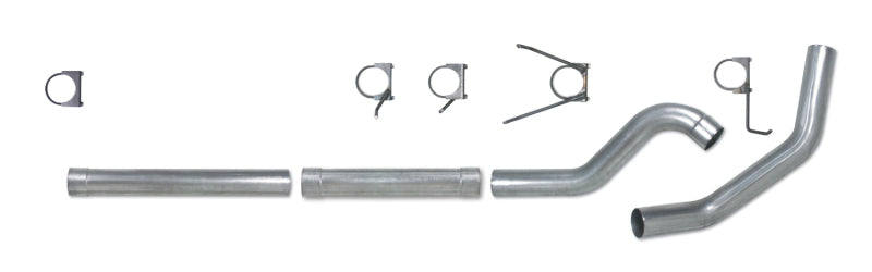 Diamond Eye Performance Diamond Eye KIT 4in Catback MFLR RPLCMENT PIPE Single AL: 2004.5-2007.5 DODGE CUMMINS 600