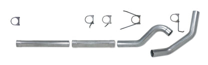 Diamond Eye Performance Diamond Eye KIT 4in Catback MFLR RPLCMENT PIPE Single AL: 2004.5-2007.5 DODGE CUMMINS 600