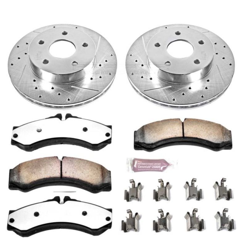 PowerStop Power Stop 99-04 Jeep Grand Cherokee Front Z36 Truck & Tow Brake Kit