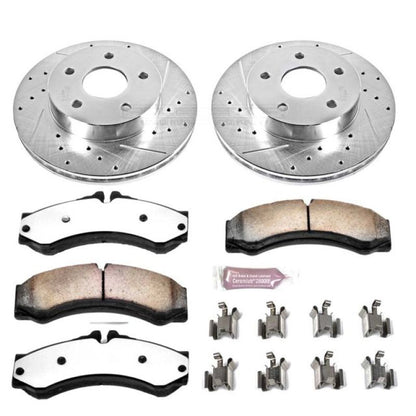 PowerStop Power Stop 99-04 Jeep Grand Cherokee Front Z36 Truck & Tow Brake Kit
