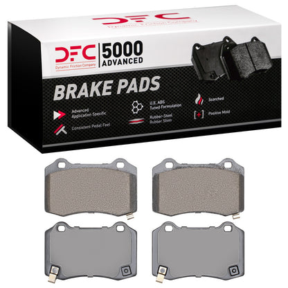 DFC 10-23 Chrysler 300 Rear 5000 Advanced Ceramic Brake Pads