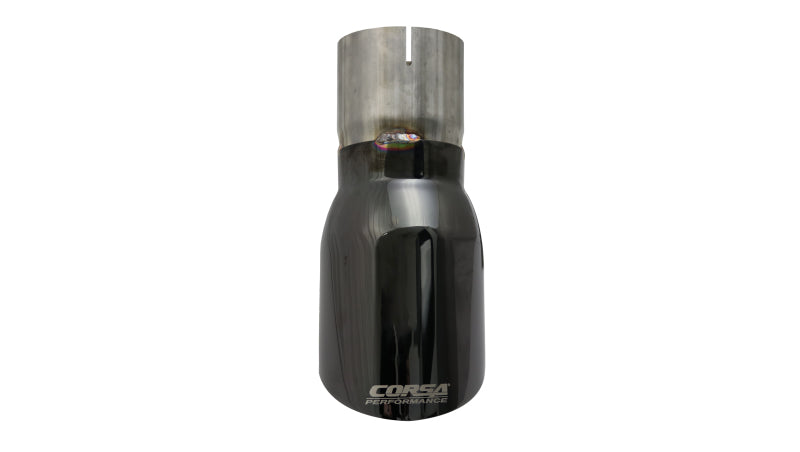 CORSA Performance Corsa Single Universal 3.0in Inlet / 4.0in Outlet Black PVD Pro-Series Tip Kit