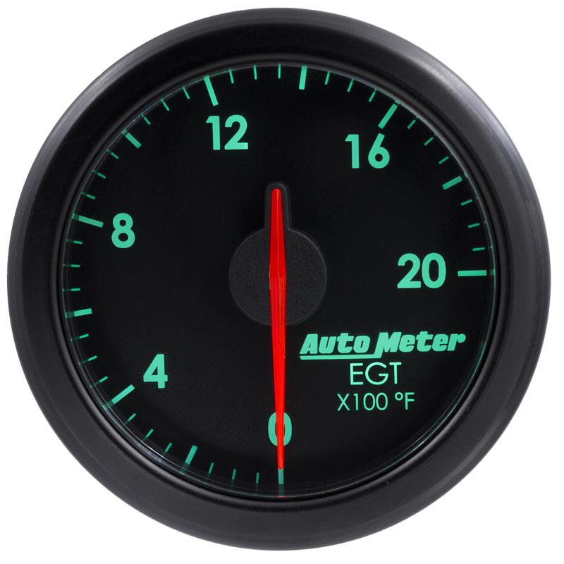 Autometer Airdrive 2-1/16in EGT Gauge 0-2000 Degrees F - Black