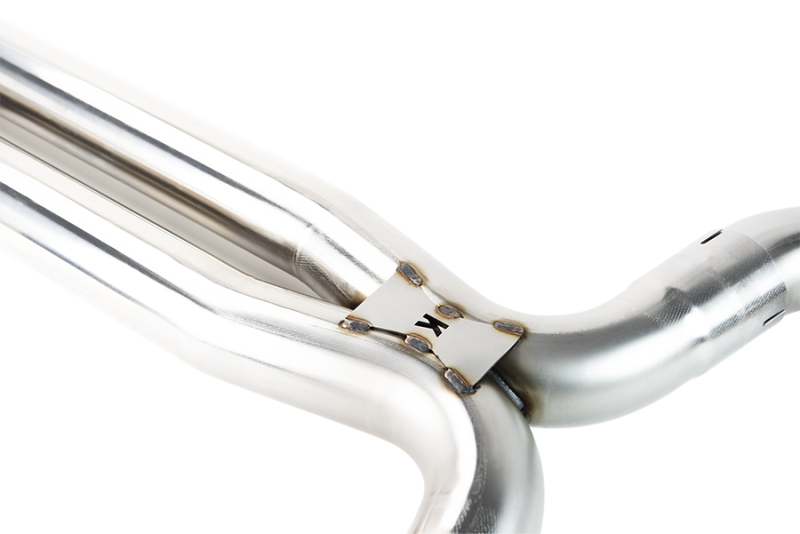 Kooks Headers Kooks 2015+ Ford Mustang GT350 5.2L 3in x 2-3/4in Green Cat SS X-Pipe Kooks HDR Req