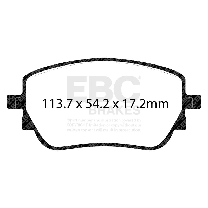 EBC 2019+ Mercedes-Benz A220 Sedan (V177) 2.0T Yellowstuff Rear Brake Pads