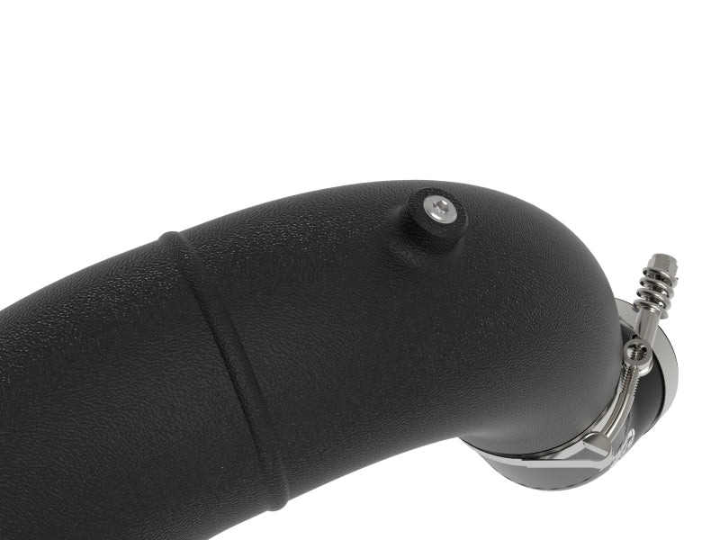 aFe BladeRunner 3-1/2in Aluminum Cold Charge Pipe Black RAM Diesel Trucks 25-26 L6-6.7L (td)