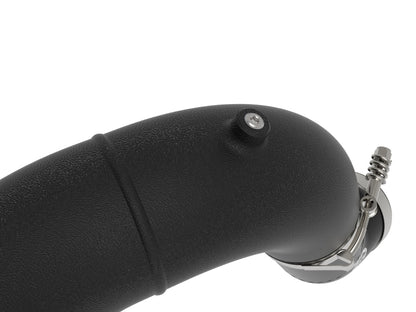 aFe BladeRunner 3-1/2in Aluminum Cold Charge Pipe Black RAM Diesel Trucks 25-26 L6-6.7L (td)