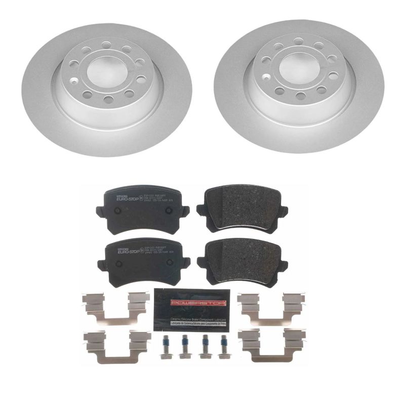 PowerStop Power Stop 2015 Audi Q3 Rear Euro-Stop Brake Kit