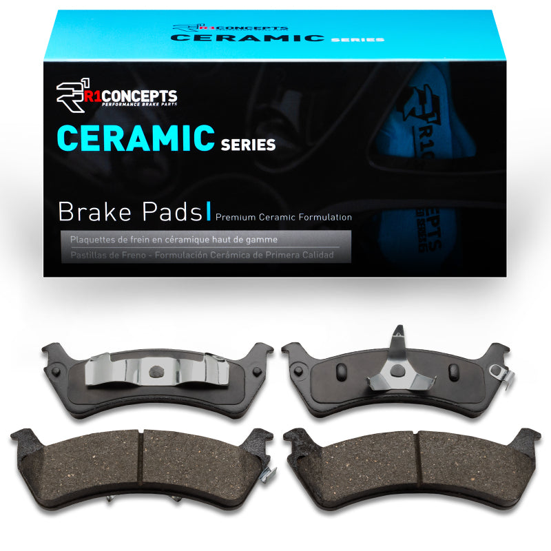 R1 Concepts R1 95-02 Mercury Mountaineer Rear Ceramic Brake Pads