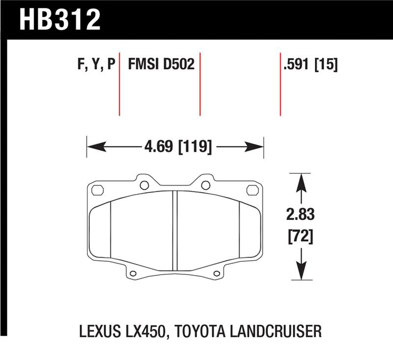 Hawk Performance Hawk HPS Street Brake Pads