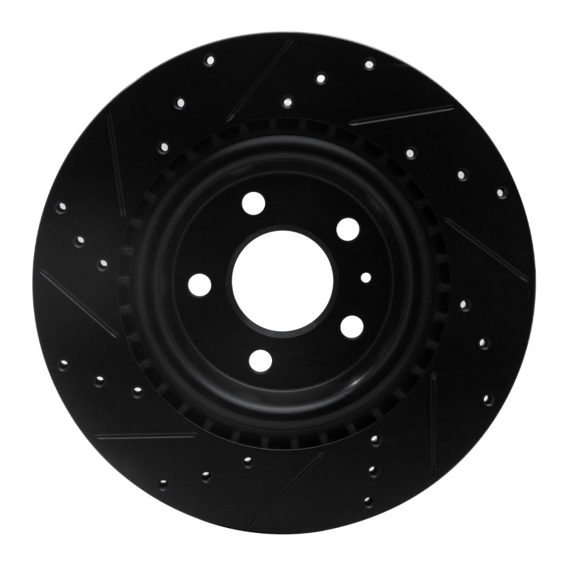 DFC 08-25 Audi SQ5 Sportback Rear Right Drilled & Slotted Black Brake Rotor