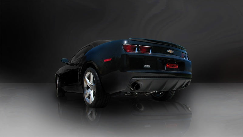 CORSA Performance Corsa 2010-2015 Chevrolet Camaro Coupe SS 6.2L V8 Auto Black Sport Cat-Back + XO Exhaust