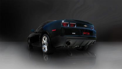CORSA Performance Corsa 2010-2015 Chevrolet Camaro Coupe SS 6.2L V8 Auto Black Sport Cat-Back + XO Exhaust