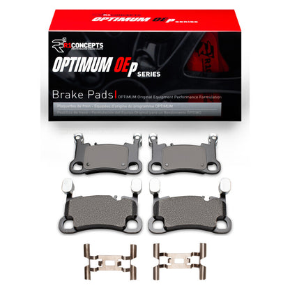 R1 Concepts R1 2019-2023 Porsche Cayenne Rear R1 Optimum OE Pads & Hardware Kit
