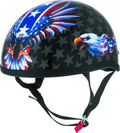 Bikers Choice Skid Lids Flame Eagle Original Helmet - Medium